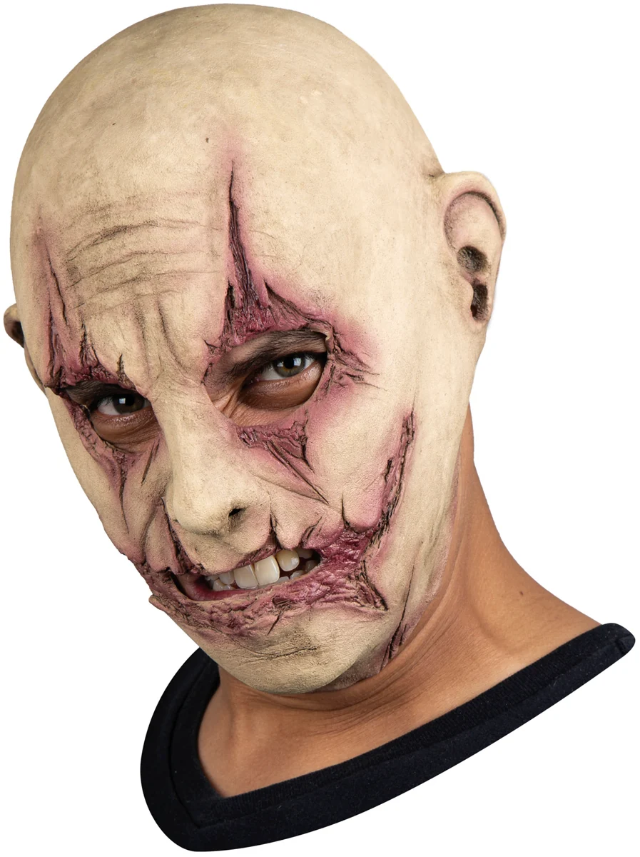 Slashed Horror Mask – Vollkopf-Latex-Halloween-Maske – Bild 3
