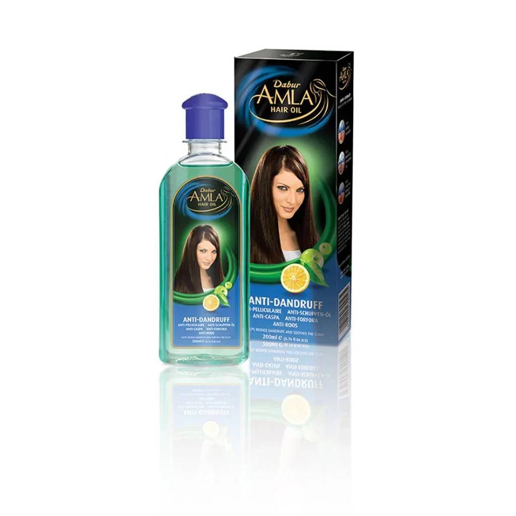 Dabur Amla Anti-Schuppen Haaröl mit Zitrone und Rosmarin 200ml – Bild 2
