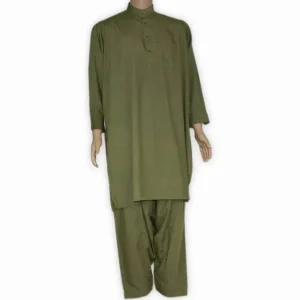 Salwar Kameez Herren - Khakigrün