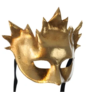 Goldene Karnevalsmaske von Bacchus