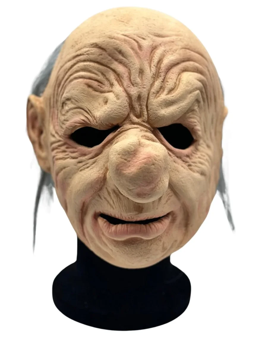 Abraham 50 Jahre - Abraham Maske - Großvater Maske - Alter Mann Maske - Abraham Puppe 50 Jahre - Abraham Deko Maske – Bild 3