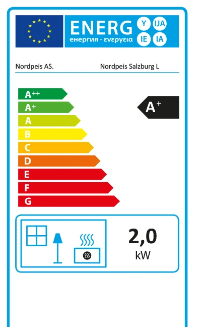 Nordpeis Salzburg L – Speicherofen, 2,0 kW – Bild 5