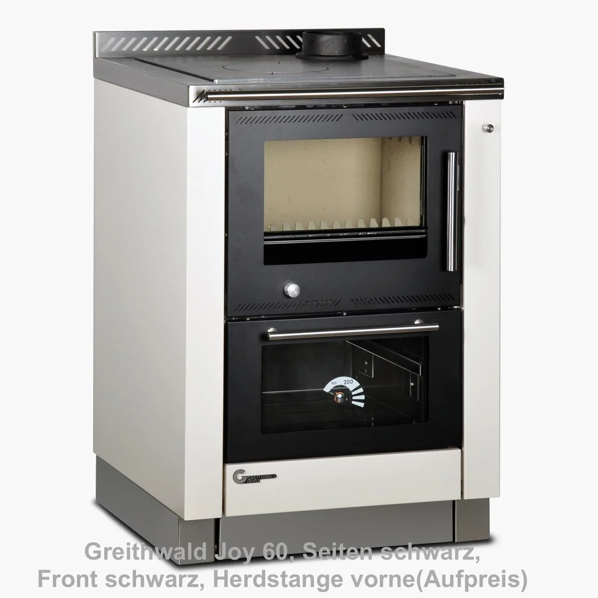 Greithwald Joy 60 XL Holzherd mit untenliegendem Backrohr