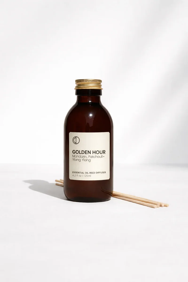 Golden Hour (Mandarin + Patchouli + Ylang Ylang) | Reed Diffuser – Bild 6
