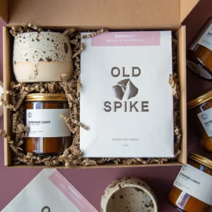 Morning Gift Set | Candle + Ceramic cup + Coffee