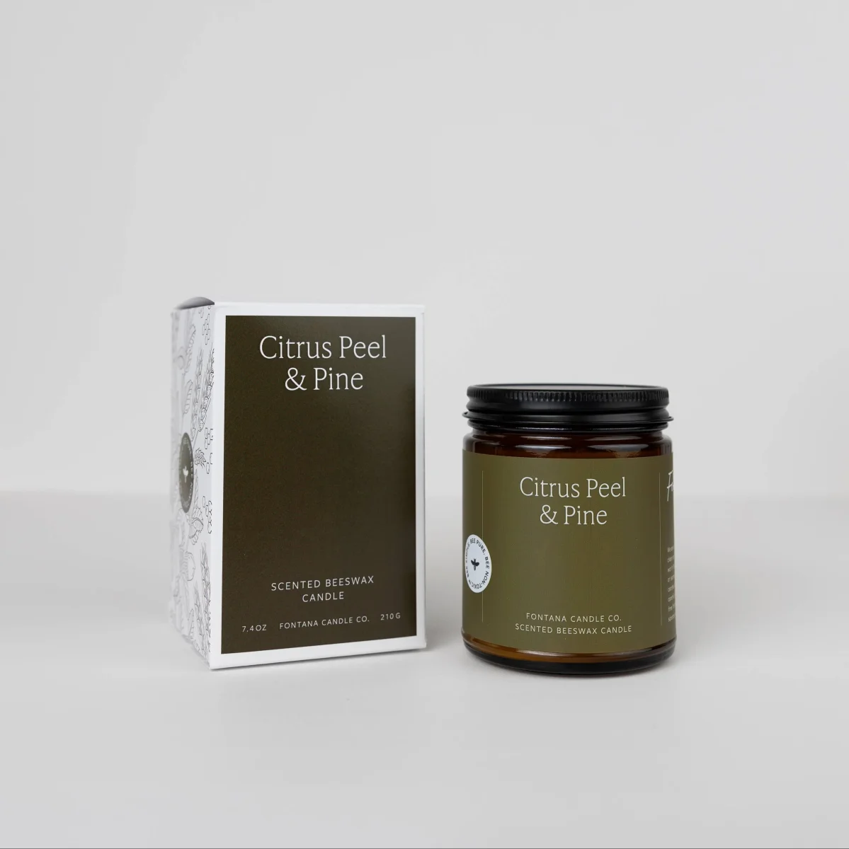 Citrus Peel & Pine – Ätherische Duftkerze – Bild 5