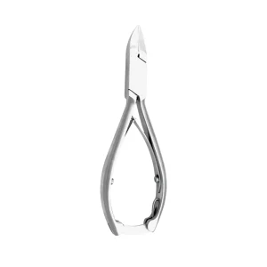 Nagelzange – gebogene Schneide – 11,5 cm / 14 mm, schlanke Form