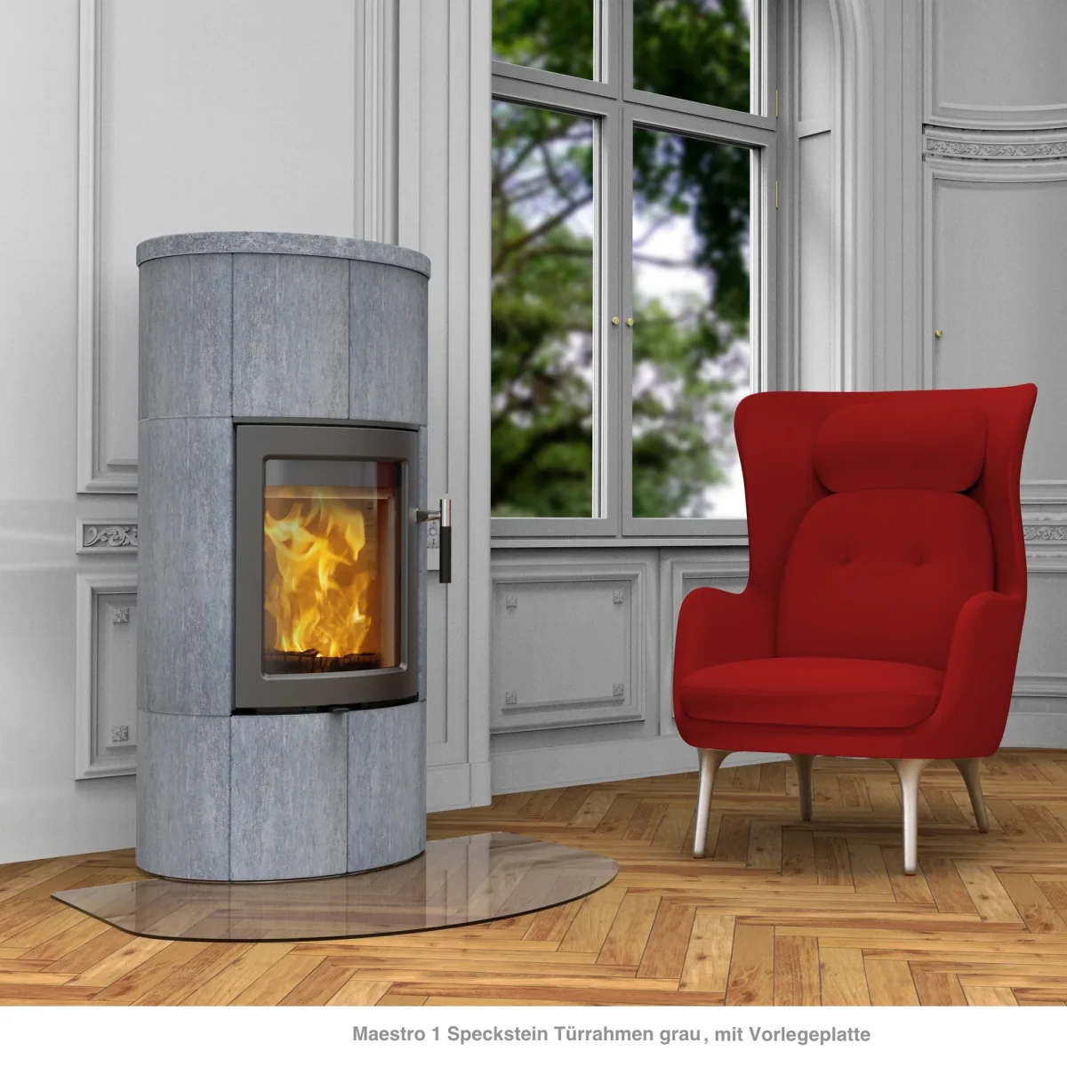 Lotus Maestro 1 – Speckstein-Speicherofen – Bild 3
