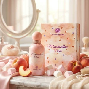 Süße und gourmande Auszeit, Marshmallow Peach, Dubaï Flower, Damenparfum, 100ML
