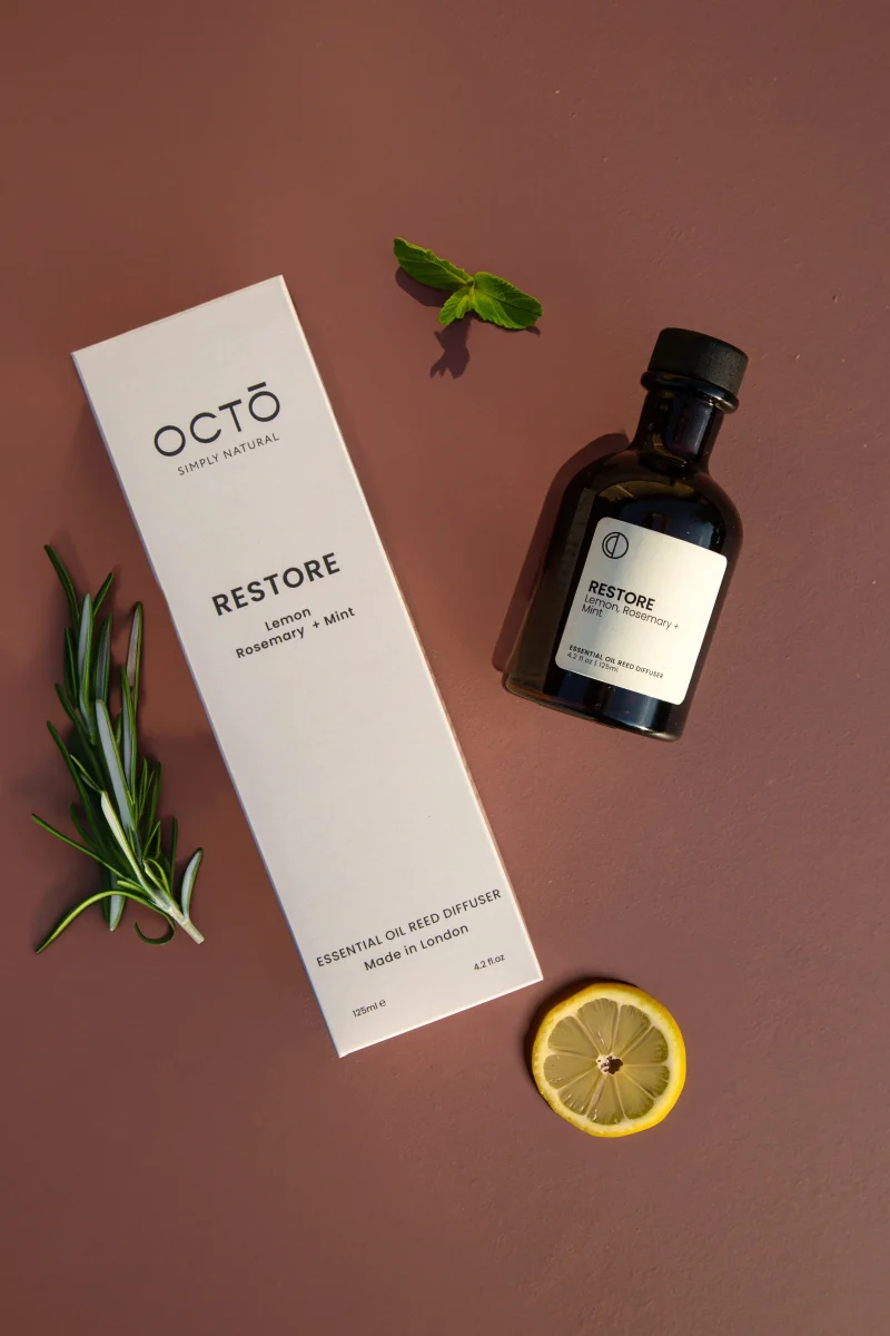 Restore (Lemon + Rosemary + Mint) | Reed Diffuser – Bild 4