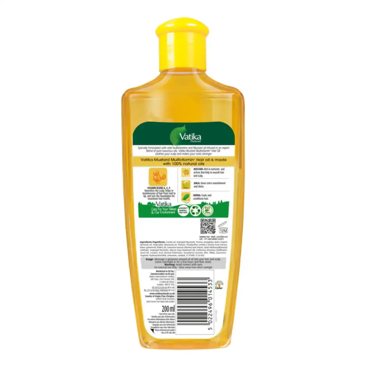 Vatika Mustard Haaröl Senfhaaröl 200ml – Bild 5