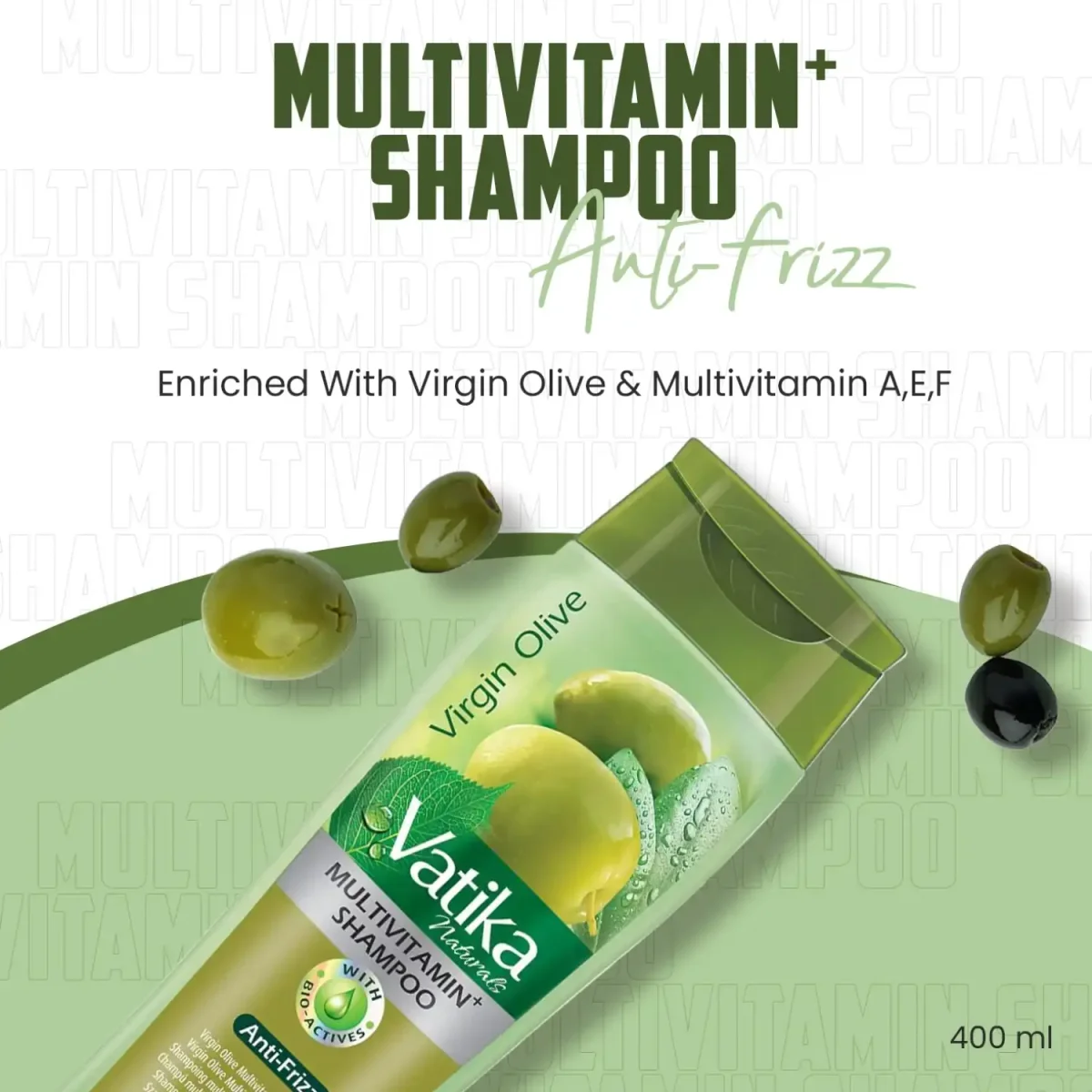 Vatika Naturals Multivitamin Olive Shampoo (400 ml) – Bild 3