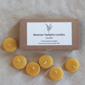 Bienenwachs-Teelichter - Natürliches Geschenkset