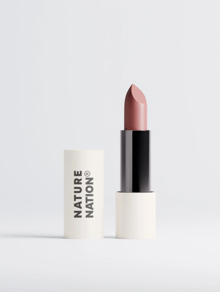Matter Lippenstift Dusty Rose - Cremiger Lippenstift mit Sheabutter & Blaubeersamenöl, für intensive Farbe, samtiges Finish & gepflegt wirkende Lippen