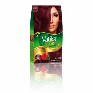 Dabur Henna Haarfarbe - Burgundrot mit Hibiscus 60g