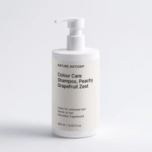 Colour Care Shampoo, PeColour Care Shampoo Peachy Grapefruit Zest - Farbschonendes Shampoo mit Aloe Vera, Betain & Weizenprotein, für coloriertes Haar, sanfte Reinigung & glänzend frisches Haargefühlachy Grapefruit Zest