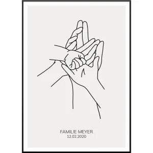 Family Hands No2 Poster