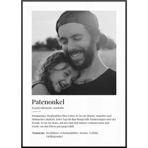 Fotoposter Definition Patenonkel