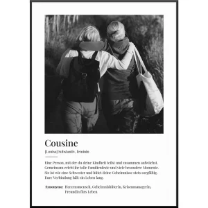 Fotoposter Definition Cousine