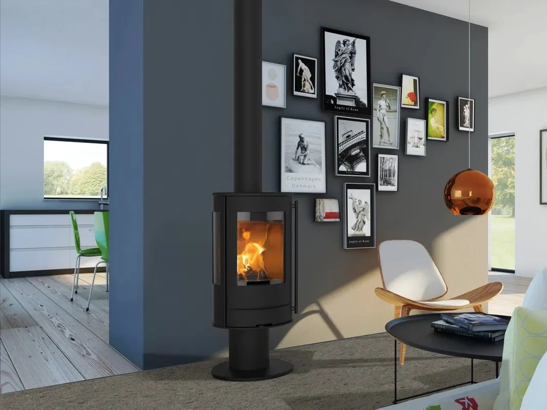 Lotus Liva 7G – Stahl-Kaminofen mit Seitenglas, 5 kW – Bild 3