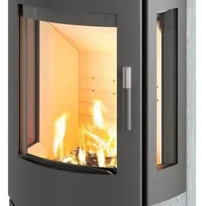 Lotus Prio M – Speckstein-Warmluftofen mit Seitenscheiben, 7 kW