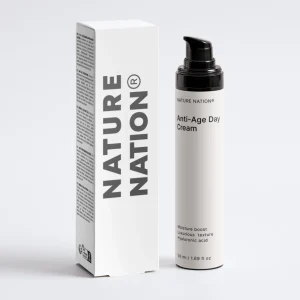Anti-Age Day Cream - Samtige Tagescreme mit Hyaluron, marinem Alteromonas-Ferment, Aloe Vera, Jojobaöl & Sheabutter, für intensive Feuchtigkeit, glatter wirkende Haut & jugendlichen Glow