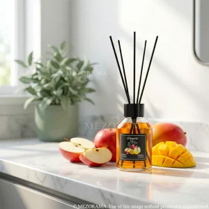 DIFFUSOREN   Intensive Gourmand-Atmosphäre, Diffusor Veyes, Mango & Apfel, Dekorativer Raumduft, 110ml