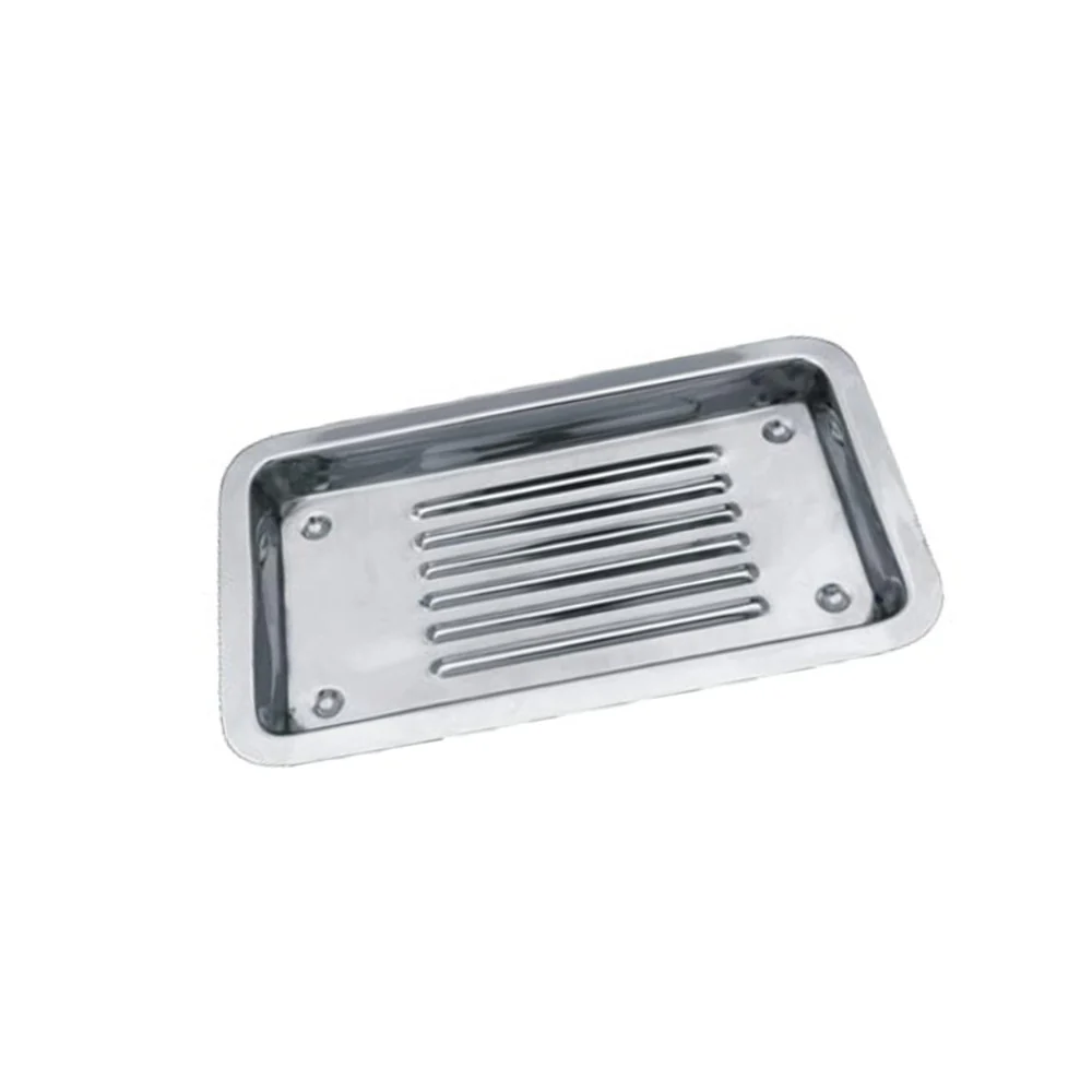 Instrumententablett aus Edelstahl – 20,5 x 11,5 cm