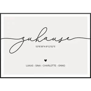 Zuhause Script Poster