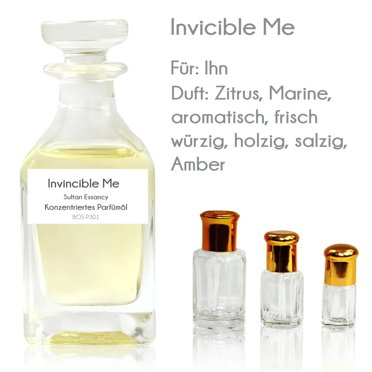 Invincible Me Sultan Essancy Parfümöl ohne Alkohol – Bild 4