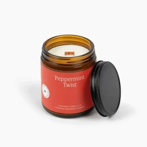 Peppermint Twist – Ätherische Duftkerze