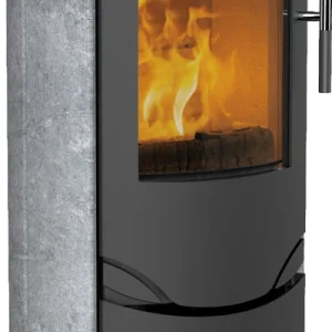 Lotus Prio 5 – schwarzer Korpus mit Speckstein, 7 kW
