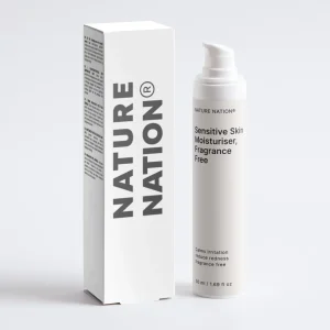 Duftfreie Feuchtigkeitscreme für sensible Haut - Sanfte Gesichtspflege mit Aloe Vera, Jojobaöl, Hyaluron & Sodium PCA, für weniger sichtbare Rötungen, intensive Feuchtigkeit & gestärkte Hautbarriere