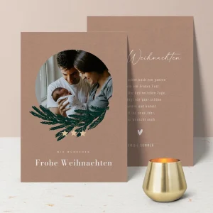 Weihnachtskarte 'Greenery'